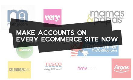 Make Accounts on Every Ecommerce Site Now