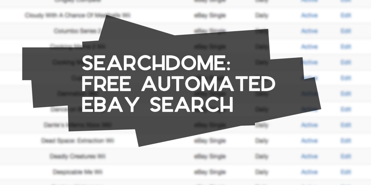 SearchDome: Free eBay Sourcing Software