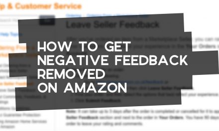 How to Get Negative Feedback Removed on Amazon