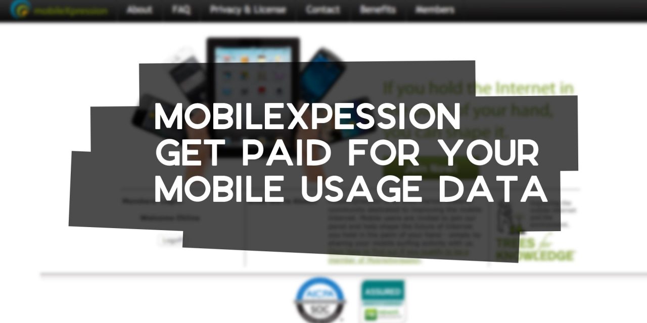MobileXpression: Get Paid for Mobile Usage Data