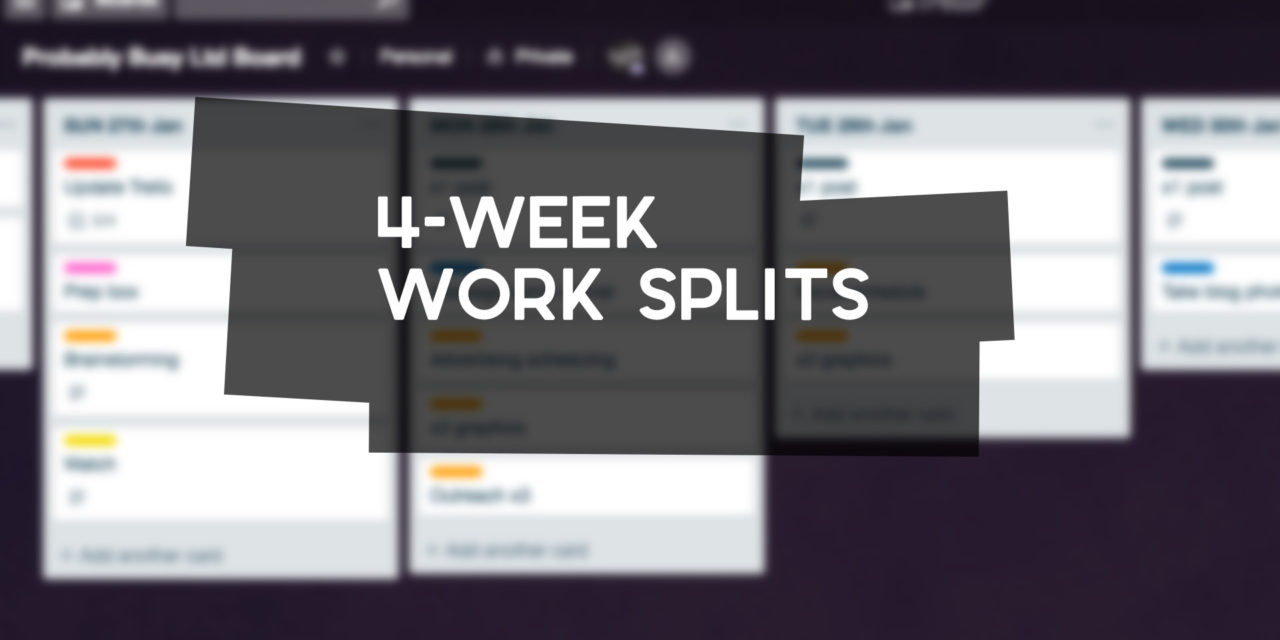 4-Week Work Splits