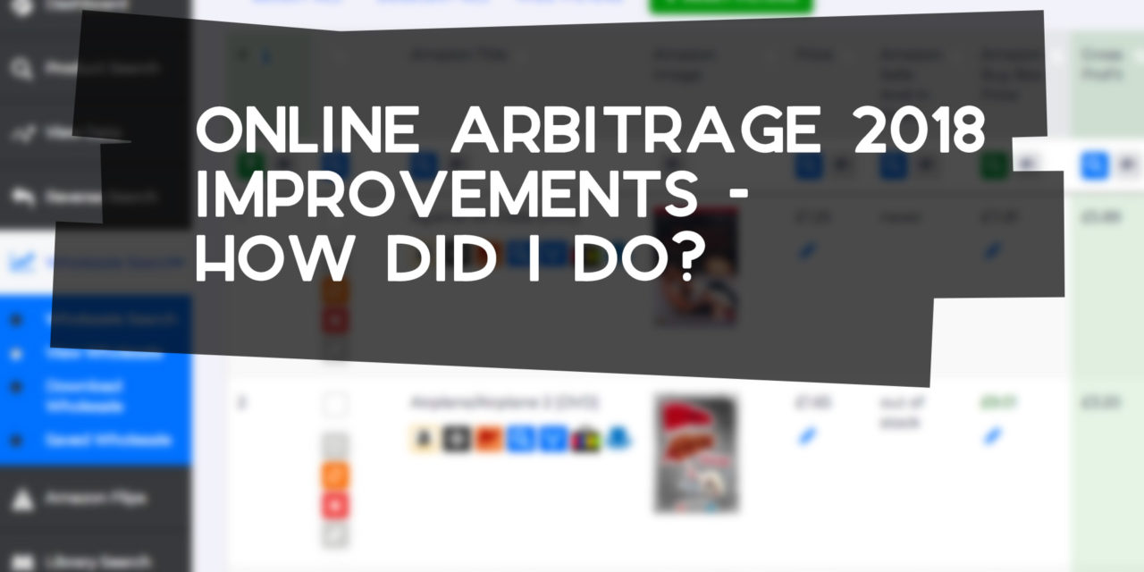 Online Arbitrage 2018 – How Did I Do?