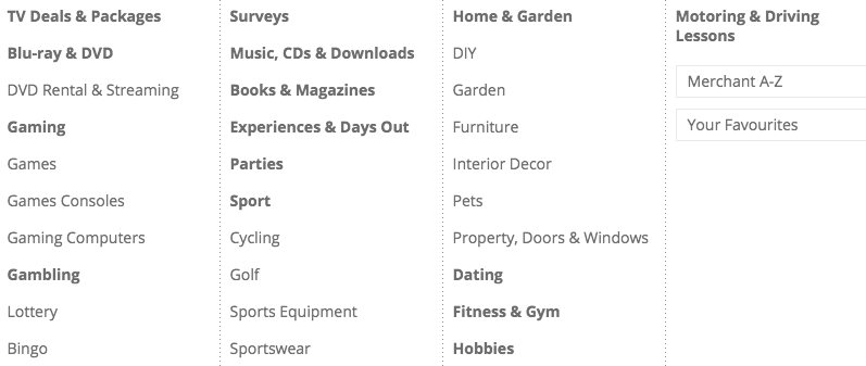 TopCashback Site Examples - ProbablyBusy.com